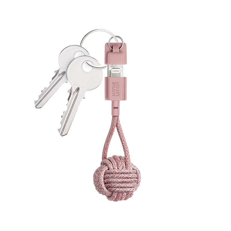 39589908316299,Key Cable (USB-A to Lightning) - Rose
