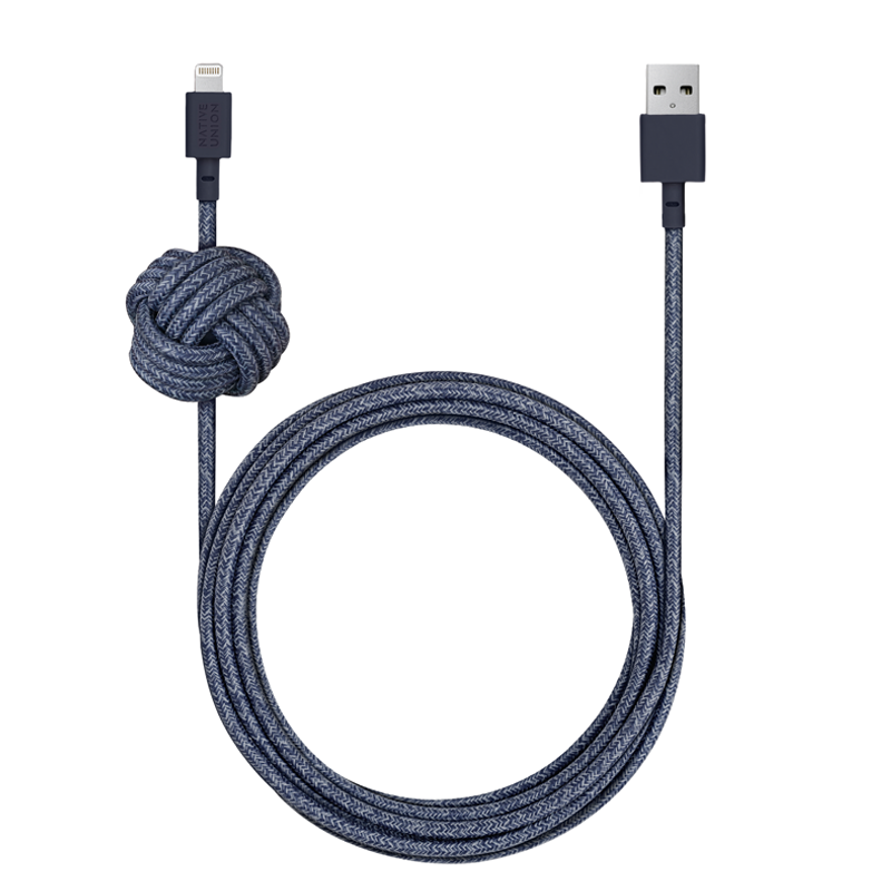 34253245677707,Night Cable (USB-A to Lightning) - Indigo